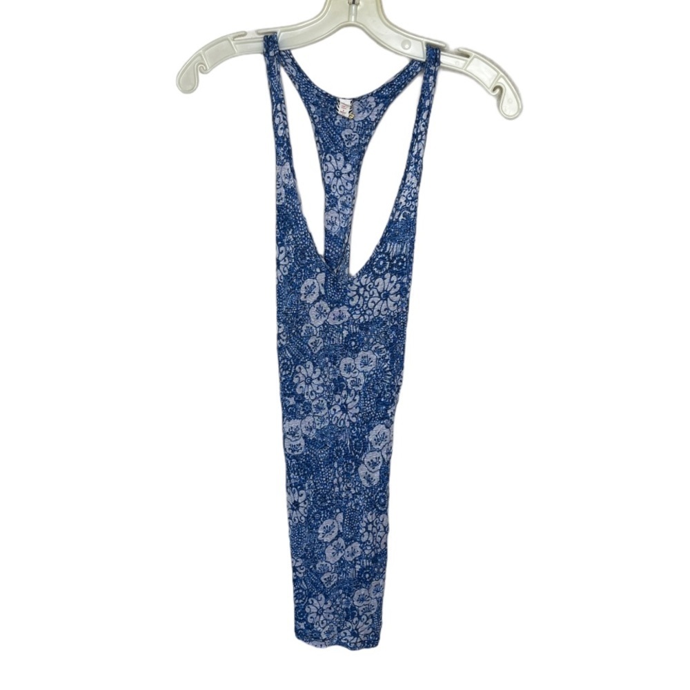 Free‎ People Racerback Tank Top Blue